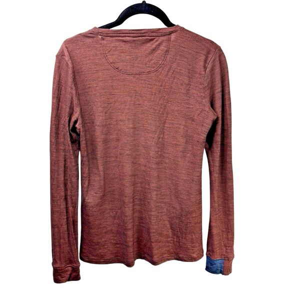 Bombas Wool Blend Long Sleeve Shirt Crew Neck XS Thumb Holes Base Layer Outdoors - Picture 3 of 11